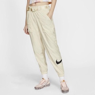 Pantaloni Nike Sportswear Woven Swoosh Barbati Kaki Negrii | AZPN-21807